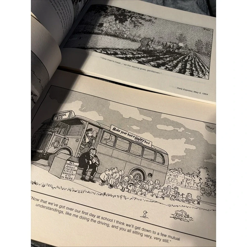 2 GILES ANNUALS Daily Express‎ CARTOON BOOK HUMOUR  POLITICAL 12' 05'